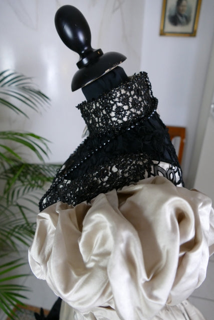 Victorianisches Abendkleid, ca. 1893 – Originaler Antik-Abendkleid aus den 1890er Jahren