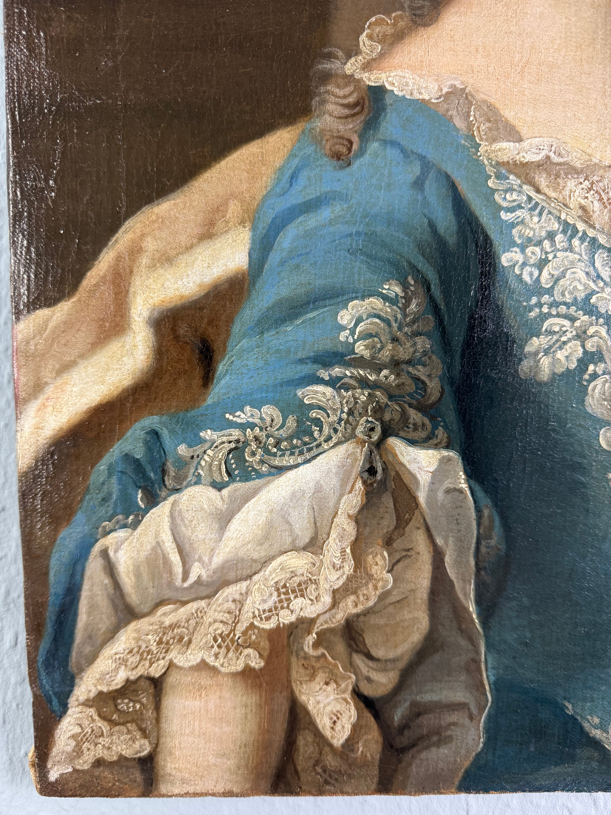 Höfisches Rokoko-Porträt eines Wiener Paares, ca. 1760 – Österreichische Adelsmalerei des 18. Jahrhunderts