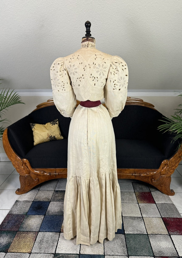 Leinen-Spazierkleid, Amerika, ca. 1904