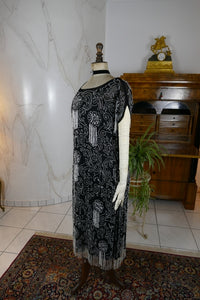 Besticktes Flapper-Kleid, Frankreich, ca. 1925