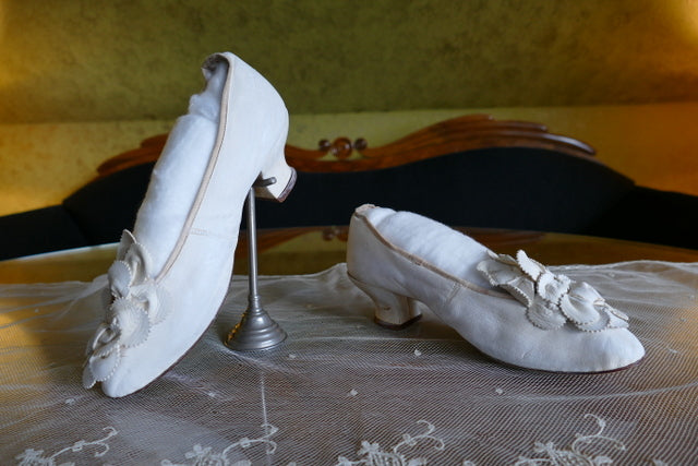 Chevreau-Lederschuhe, ca. 1863-1870
