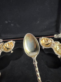 SY & Wagner Silver Salt Cellars – Prince Wilhelm, Emperor Wilhelm II, ca. 1880