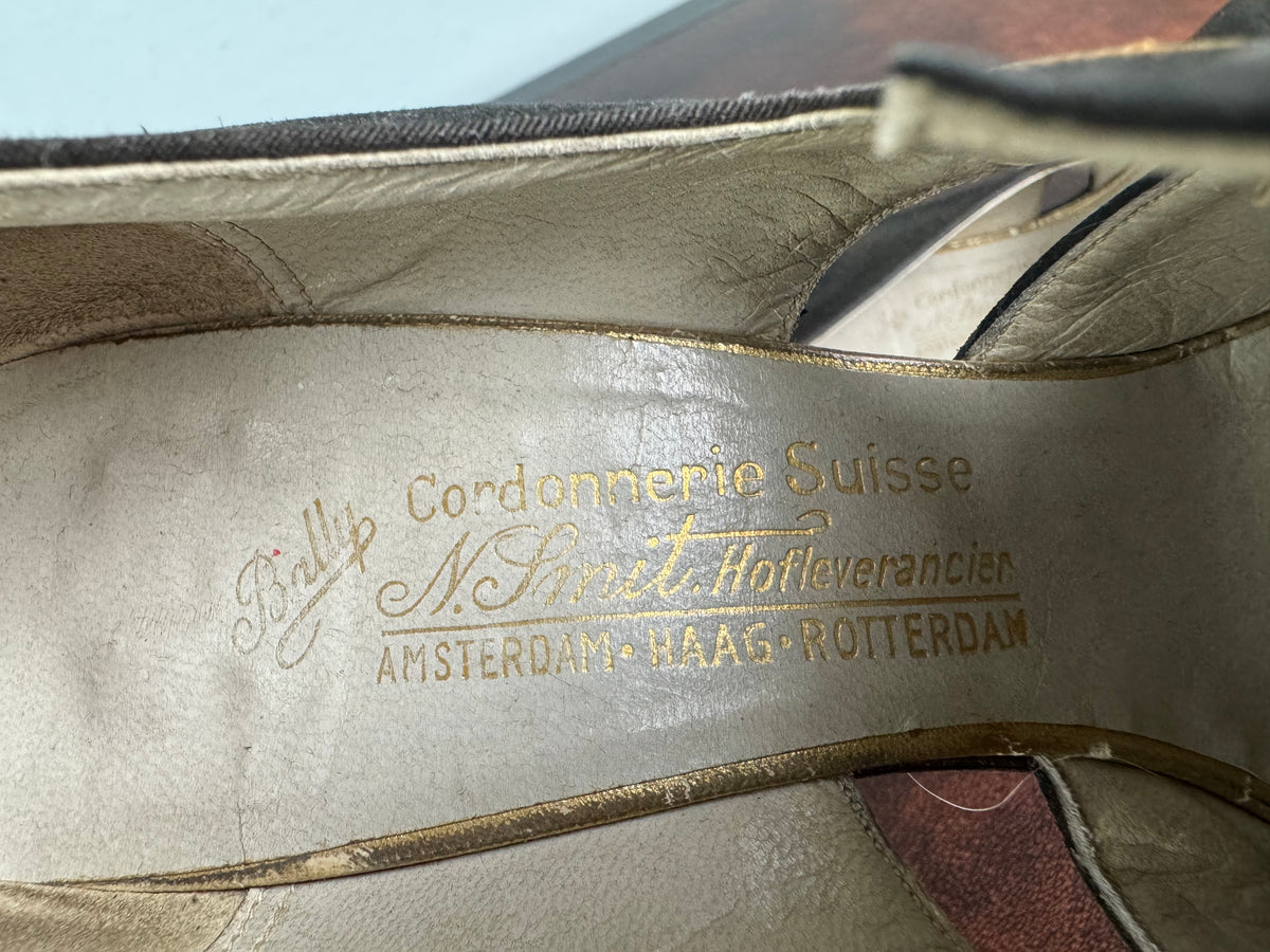 BALLY Cordonnerie Suisse Schuhe, 1930er Jahre