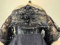 Antikes edwardianisches Abendkleid ca. 1906 – Seide, Spitze, Tüll & Brokat aus England