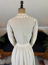 Antikes Crêpe-Baumwollkleid, ca. 1914