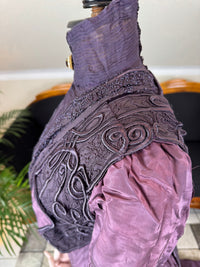 Rare 1911 Edwardian Half‑Mourning Dress by Kate Riley