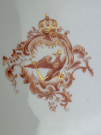 Neuosier Large Serving Platter, Kaiser Wilhelm II, ca. 1900
