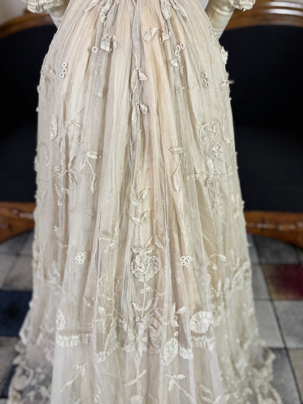 Antikes edwardianisches Dessous-Kleid, ca. 1903