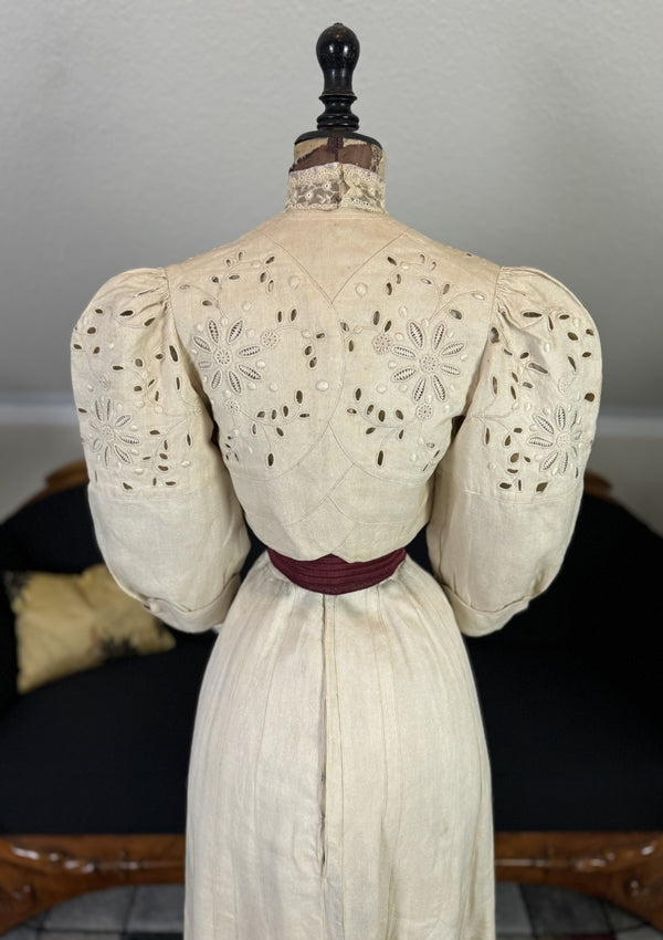 Leinen-Spazierkleid, Amerika, ca. 1904