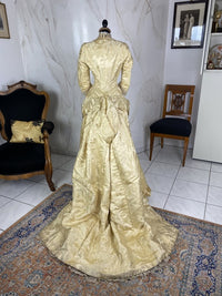 AM VAIL Brautkleid, Amerika, ca. 1879