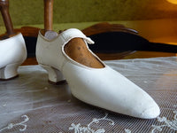 Antike Hochzeitsschuhe aus Ziegenleder, ca. 1910
