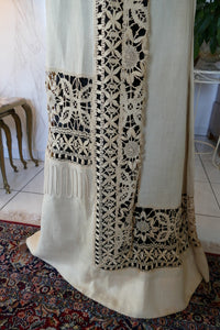 Antikes edwardianisches Leinen-Geh-Ensemble, ca. 1906 – Kleid & Jacke
