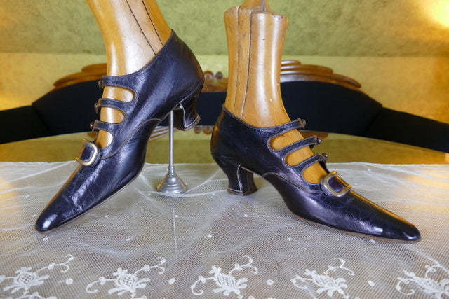 Antike Wanderstiefel aus Leder, ca. 1901