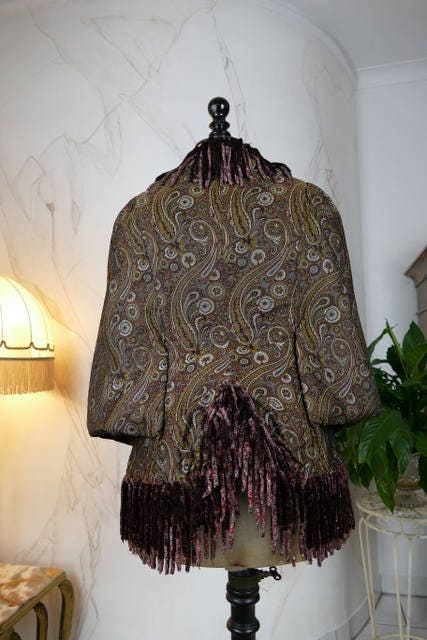Dolman aus Seide mit Paisleymuster, ca. 1880