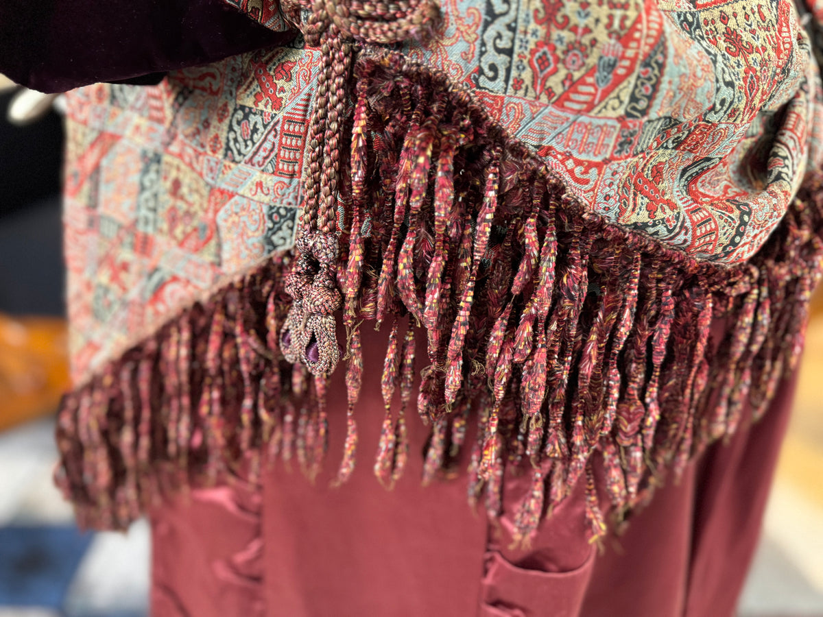 Antiker viktorianischer Paisley-Dolman, ca. 1880
