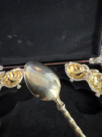 SY & Wagner Silver Salt Cellars – Prince Wilhelm, Emperor Wilhelm II, ca. 1880