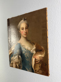 Höfisches Rokoko-Porträt eines Wiener Paares, ca. 1760 – Österreichische Adelsmalerei des 18. Jahrhunderts