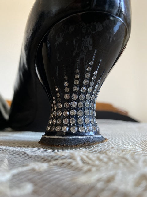 Ballschuhe, Strassabsatz, ca. 1909