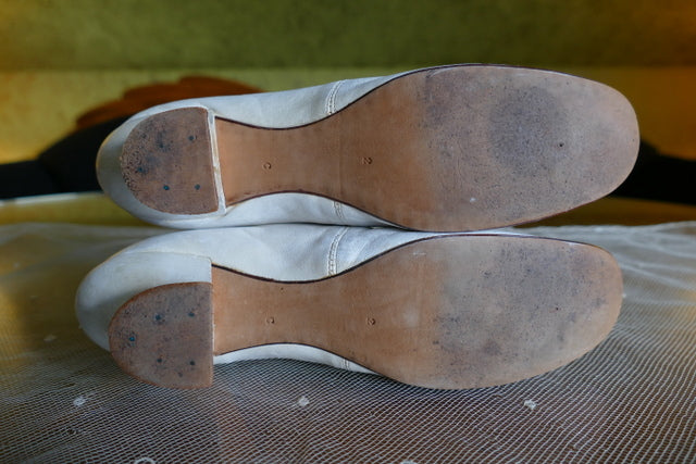 Chevreau-Lederschuhe, ca. 1863-1870
