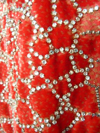 WORTH Antikes Samtkleid mit Dévoré-Muster, Paris, ca. 1926
