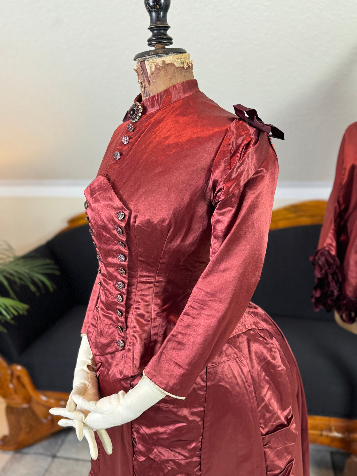 Antikes viktorianisches Besucherensemble, ca. 1883