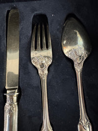 Couverts en argent doré, service Rococo, Empereur Guillaume II