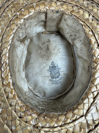 Antique French Straw Walking Hat, ca. 1901 – AU CHINOIS Marseille
