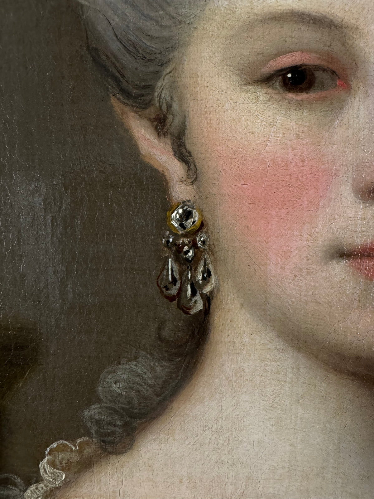 Viennese Rococo portrait pair — Austrian 18th‑century couple in court dress