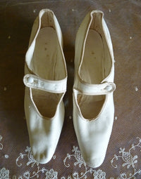 Antike Hochzeitsschuhe aus Ziegenleder, ca. 1910