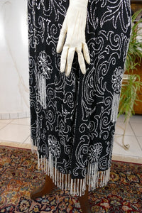 Besticktes Flapper-Kleid, Frankreich, ca. 1925