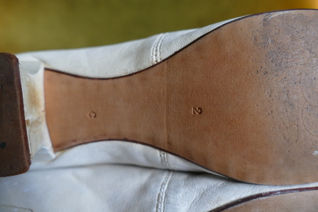 Chevreau-Lederschuhe, ca. 1863-1870