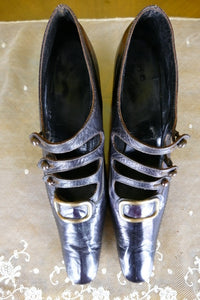 Antike Wanderstiefel aus Leder, ca. 1901