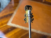 Gold Tie Pin of the Ducal House of Saxe-Meiningen, Gold, ca. 1890