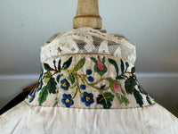 Georgian Cream Silk Embroidered Waistcoat, England ca. 1790 – Vibrant Antique Menswear