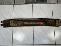 Traditionelle Ledermappe mit Federkielstickerei – Siebenbürgen, ca. 1810