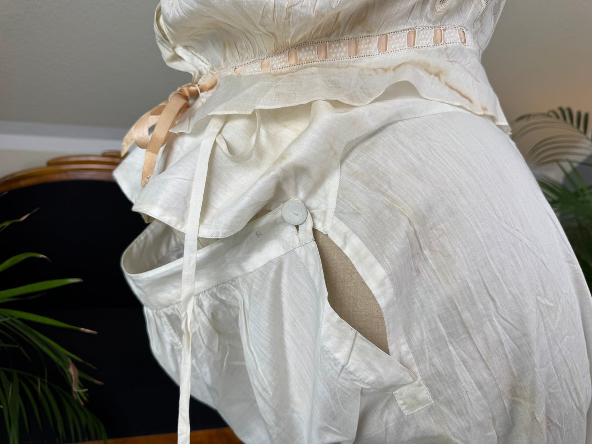 Rare Edwardian 1911 Maternity Underwear – Lady Gillman Provenance