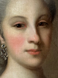 Viennese Rococo portrait pair — Austrian 18th‑century couple in court dress