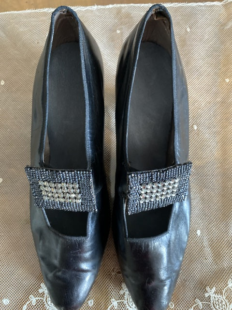 Ballschuhe, Strassabsatz, ca. 1909