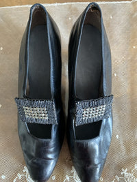 Ballschuhe, Strassabsatz, ca. 1909