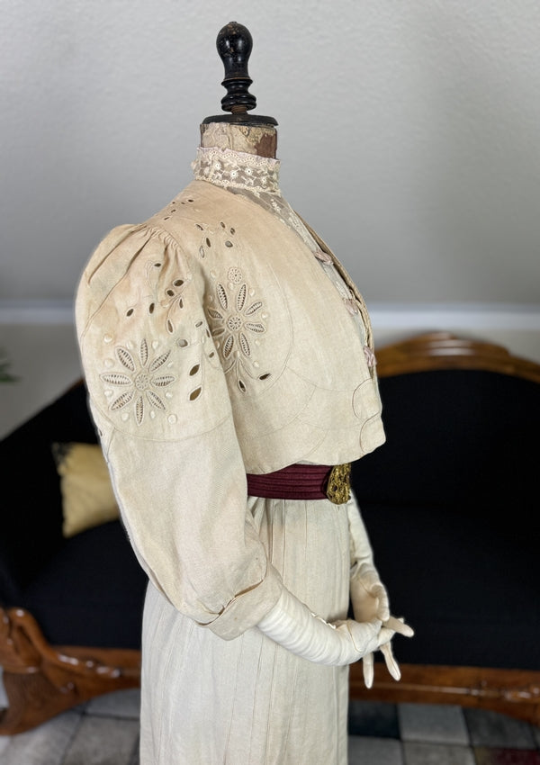 Leinen-Spazierkleid, Amerika, ca. 1904