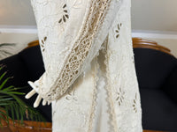 Antique Four‑Piece Edwardian Walking Dress ca. 1910 – Linen, Lace & Lady Gillman Provenance