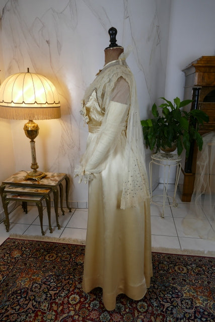 HUGHES &amp; STARNES Brautkleid, ca. 1915
