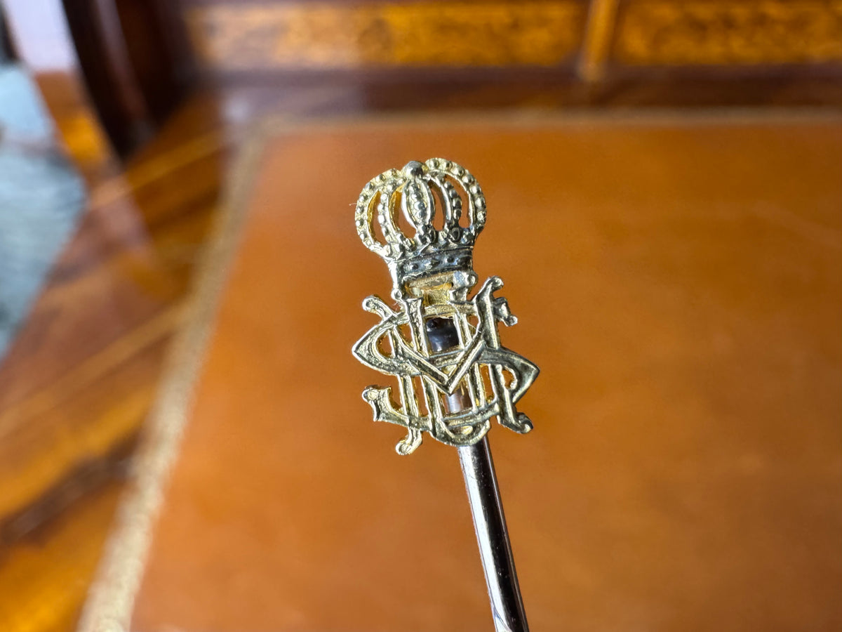 Gold Tie Pin of the Ducal House of Saxe-Meiningen, Gold, ca. 1890