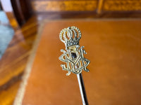 Gold Tie Pin of the Ducal House of Saxe-Meiningen, Gold, ca. 1890