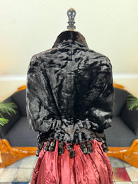 Antiker viktorianischer Dolman aus Samt, ca. 1880