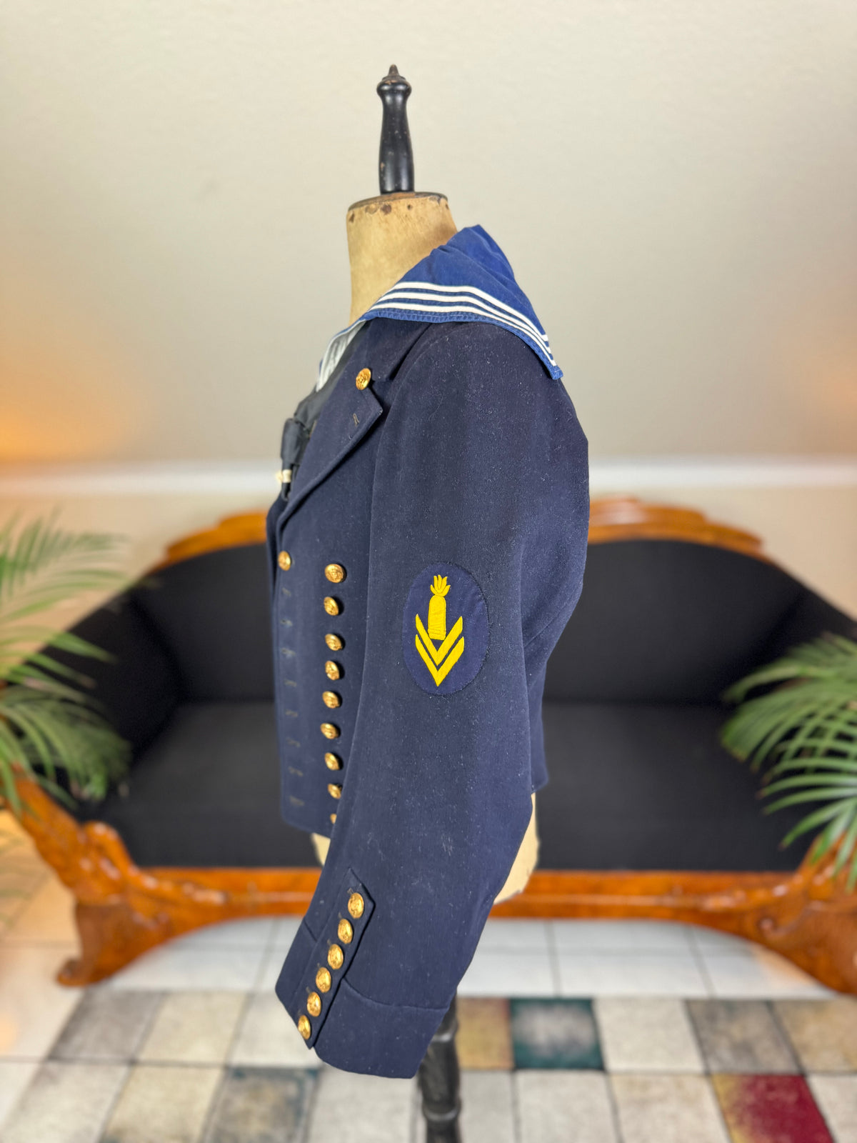 Einzigartige Sammlung zur deutschen Marine & Luftschifftruppe aus dem Ersten Weltkrieg, ca. 1914 – Messjacket von Willi Zunner mit Fotos und Feldpost