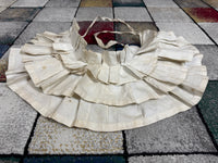 White Linen Four‑Tier Bustle Pad, ca. 1898 – Rare Victorian Dress Support