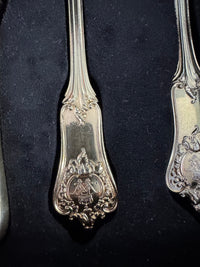 Couverts en argent doré, service Rococo, Empereur Guillaume II
