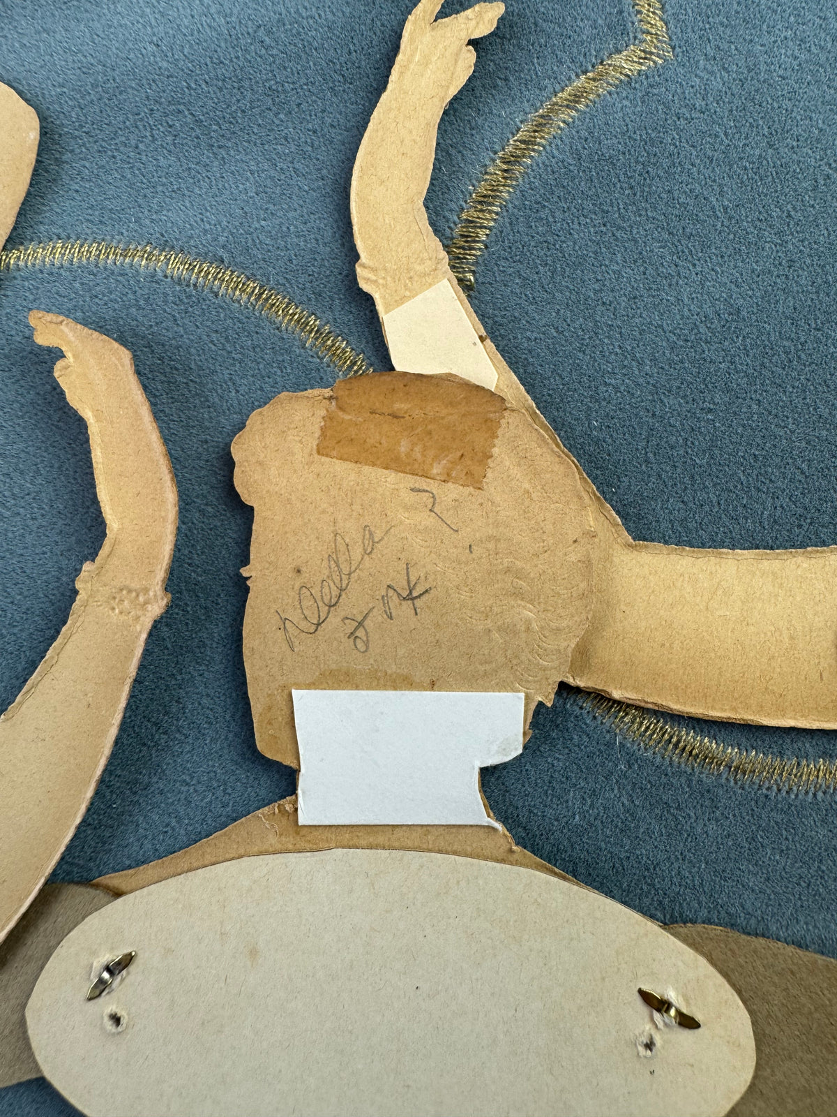 Antike Schnittpapierpuppen, Deutschland, ca. 1890er Jahre