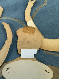Antike Schnittpapierpuppen, Deutschland, ca. 1890er Jahre